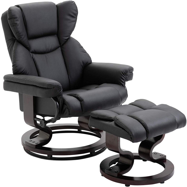 Ebern Designs Alsup 80Cm Wide Faux Leather Manual Ergonomic Recliner